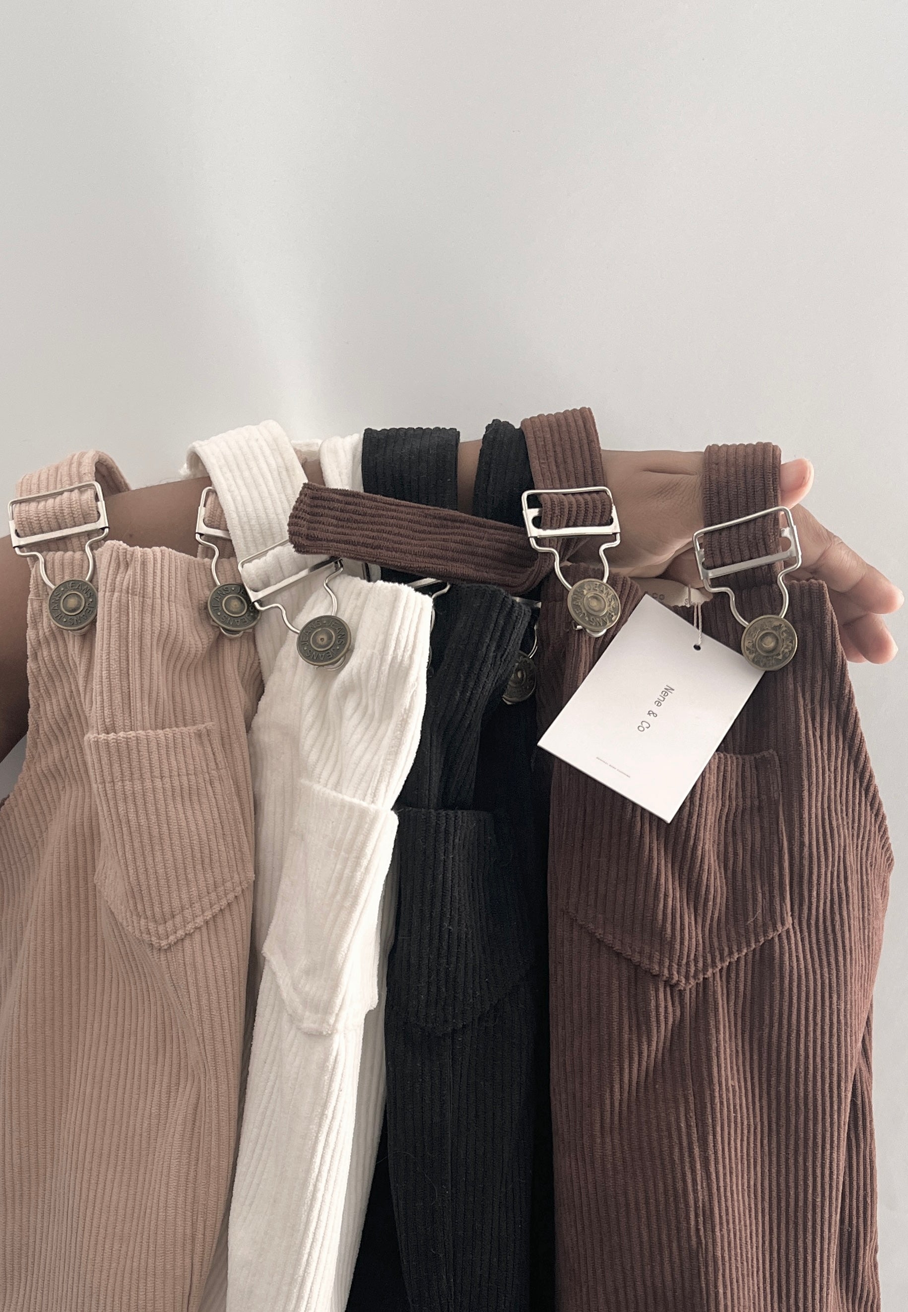 Overall corduroy de niña