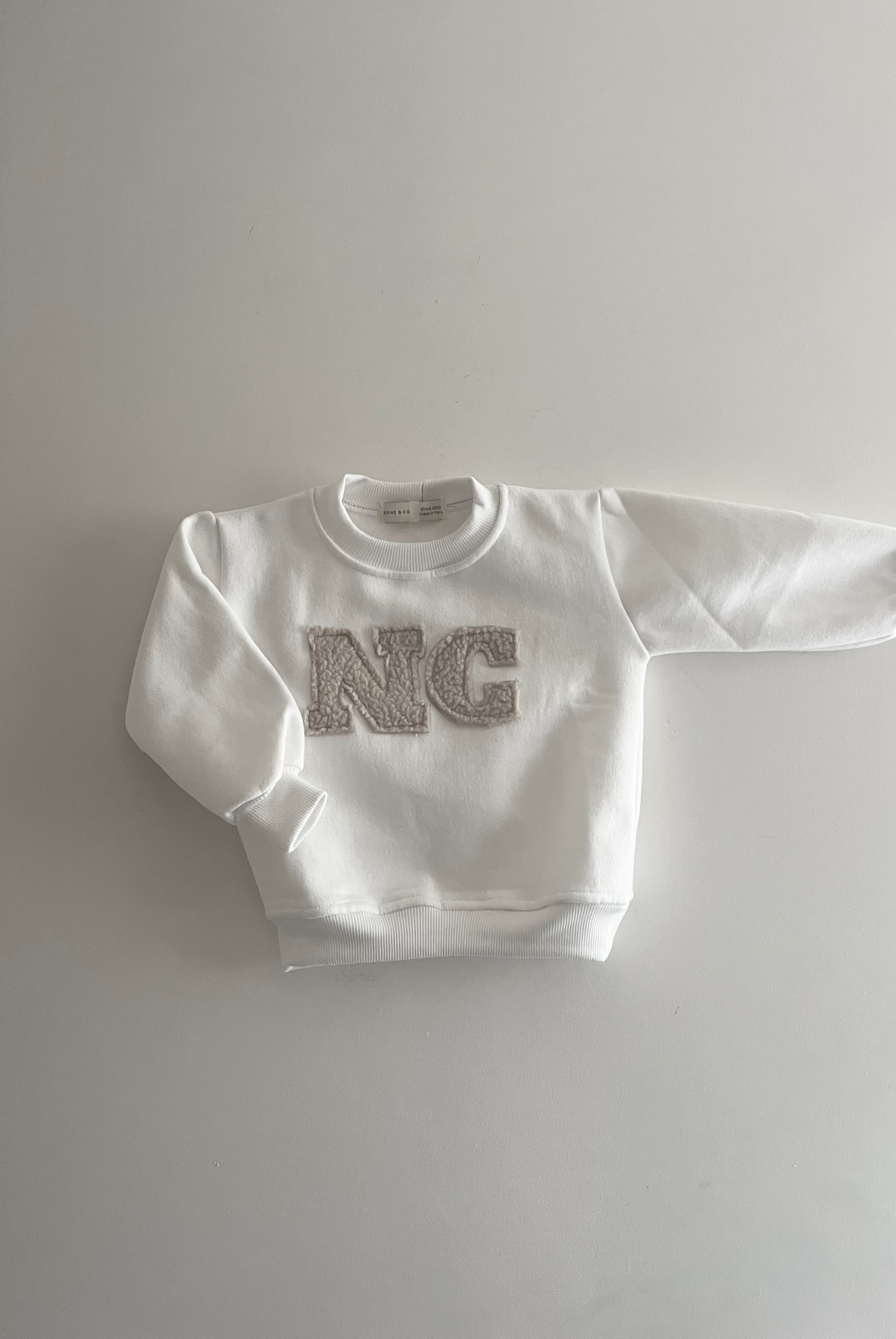 Textured sweatshirt