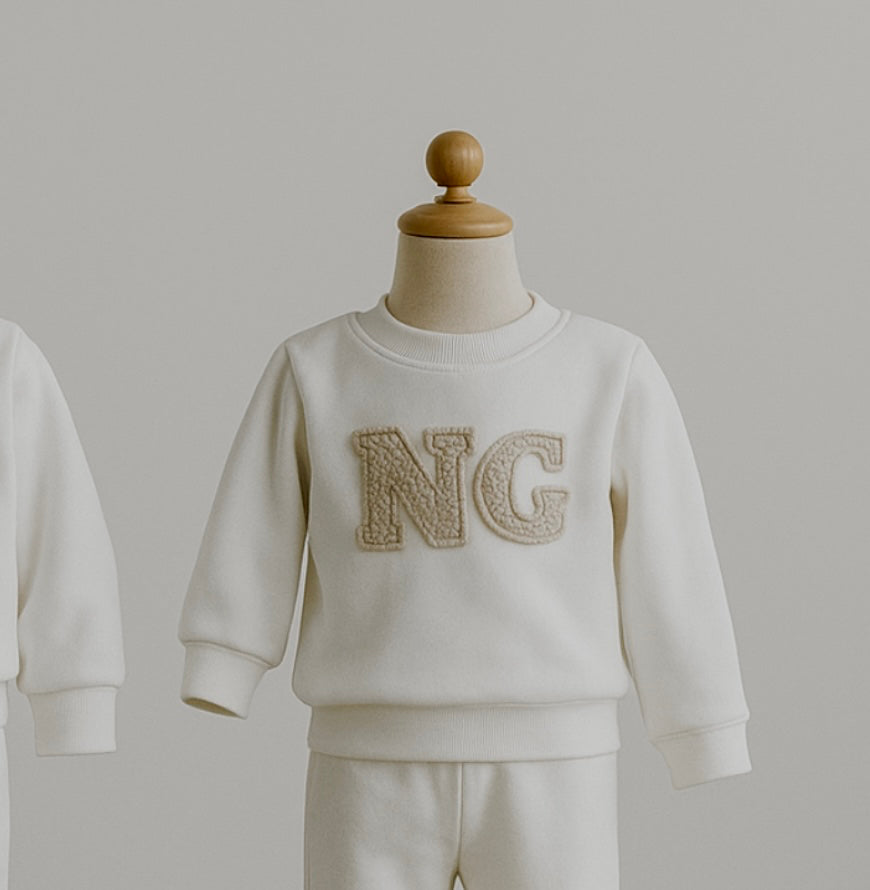 Textured sweatshirt