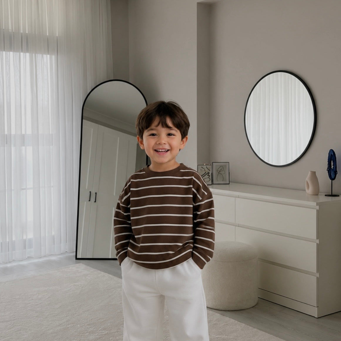 'Soho' polo manga larga oversized