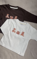 'Bear' polo manga larga